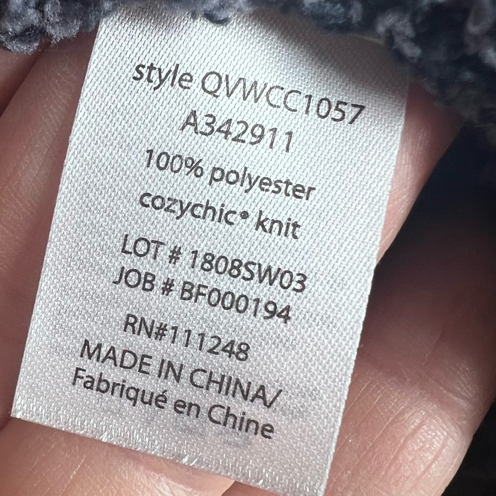 Barefoot Dreams Blue Cardigan - Picture 4 of 10